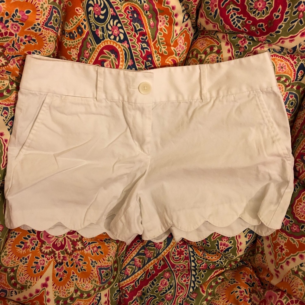 Loft Scalloped Shorts